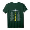 Pilot & Flugzeug phonetisches Alphabet Geschenk Flughafen T-Shirt  Perfekt für Flugzeugfans, Piloten & Flughafenliebhaber