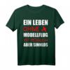 Herren Modellflug Modellflieger T-Shirt  Lustiges Geschenk für Modellbauer & Flugzeugfans, perfektes Outfit für Flugzeugliebhaber