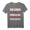 Herren Modellflug Modellflieger T-Shirt  Lustiges Geschenk für Modellbauer & Flugzeugfans, perfektes Outfit für Flugzeugliebhaber