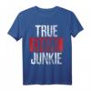 True Crime Junkie Mordfälle Echte T-Shirt  Perfektes Geschenk für Krimi- und Serienmörder-Fans zum Geburtstag oder Überraschung