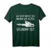 Kettensäge Kette Stumpf Förster Waldarbeiter T-Shirt  Robustes Outdoor-Design für Wald- und Holzarbeiter
