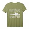 Kettensäge Kette Stumpf Förster Waldarbeiter T-Shirt  Robustes Outdoor-Design für Wald- und Holzarbeiter