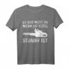 Kettensäge Kette Stumpf Förster Waldarbeiter T-Shirt  Robustes Outdoor-Design für Wald- und Holzarbeiter