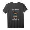 Lustiges Huhn T-Shirt mit Spruch 'Guten Morgen? Sehr dünnes Eis!'  Perfekt für Morgenmuffel, Langschläfer & Misanthropen