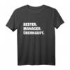 Herren Bester Manager Überhaupt - Lustiges Beruf T-Shirt für Arbeit, Chef & Kollegen