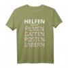 Rettungsdienst Helfen statt Filmen Gaffen T-Shirt  Cooles Spruch-Shirt für Feuerwehr, Polizei & Rettungsdiensthelfer