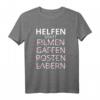 Rettungsdienst Helfen statt Filmen Gaffen T-Shirt  Cooles Spruch-Shirt für Feuerwehr, Polizei & Rettungsdiensthelfer