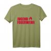 Jugendfeuerwehr T-Shirt mit Schriftzug  Klassisch geschnittenes Feuerwehr T-Shirt für junge Helfer und Nachwuchs