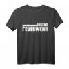 Jugendfeuerwehr T-Shirt mit rotem Schriftzug  Klassisch geschnitten, perfekt für Feuerwehrmänner und -frauen bei Feuerwachen