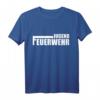 Jugendfeuerwehr T-Shirt mit rotem Schriftzug  Klassisch geschnitten, perfekt für Feuerwehrmänner und -frauen bei Feuerwachen