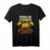 Vintage Feuerwehr T-Shirt mit Spruch  Lustiges Geschenk für Feuerwehrmann, Feuerwehrfrau & Freiwillige Feuerwehr zum Geburtstag, Weihnachten oder Abschluss