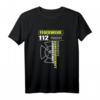 Feuerwehr 112% Einsatz Kameradschaft T-Shirt - Lustiges Geschenk für Feuerwehrmänner, -frauen, Helfer & Freunde zu Ostern, Geburtstag, Muttertag & Weihnachten