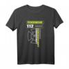 Feuerwehr 112% Einsatz Kameradschaft T-Shirt - Lustiges Geschenk für Feuerwehrmänner, -frauen, Helfer & Freunde zu Ostern, Geburtstag, Muttertag & Weihnachten