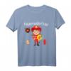 Kinder Feuerwehrfrau Mädchen Freiwillige Feuerwehr T-Shirt  Perfekt als Geburtstagsgeschenk für Feuerwehrbegeisterte Kinder