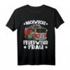 Lustiges Kinder Mädchen Feuerwehr T-Shirt mit Nachwuchs-Feuerwehrfrau und Feuerwehrauto - Perfekt für Geburtstage & Weihnachten