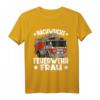 Lustiges Kinder Mädchen Feuerwehr T-Shirt mit Nachwuchs-Feuerwehrfrau und Feuerwehrauto - Perfekt für Geburtstage & Weihnachten