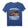 Lustiges Kinder Mädchen Feuerwehr T-Shirt mit Nachwuchs-Feuerwehrfrau und Feuerwehrauto - Perfekt für Geburtstage & Weihnachten