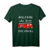 Just A Girl Who Loves Fire Trucks Feuerwehrfrau T-Shirt  Perfektes Geschenk für Feuerwehrfrauen & Rettungskräfte