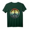 Retro Vintage Friedenszeichen T-Shirt - Disco Outfits für 70er, 80er & 60er Partys, ideales Kostüm und Geschenk