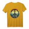 Retro Vintage Friedenszeichen T-Shirt - Disco Outfits für 70er, 80er & 60er Partys, ideales Kostüm und Geschenk