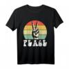 Friedenszeichen Finger Liebe Frieden T-Shirt  Hippie-Design für Friedensliebhaber, Woodstock-Fans & als Geschenk für Jubiläen & Feiertage