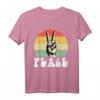 Friedenszeichen Finger Liebe Frieden T-Shirt  Hippie-Design für Friedensliebhaber, Woodstock-Fans & als Geschenk für Jubiläen & Feiertage