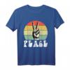 Friedenszeichen Finger Liebe Frieden T-Shirt  Hippie-Design für Friedensliebhaber, Woodstock-Fans & als Geschenk für Jubiläen & Feiertage