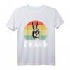 Friedenszeichen Finger Liebe Frieden T-Shirt  Hippie-Design für Friedensliebhaber, Woodstock-Fans & als Geschenk für Jubiläen & Feiertage
