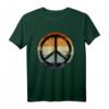 Retro Friedenszeichen T-Shirt - Vintage Look für 60er, 70er, 80er Partys, Halloween & Geburtstagsgeschenke