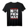 No War Friedenszeichen T-Shirt  Gegen Krieg, für Frieden, Freiheit und Liebe, klassisch geschnitten