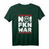 No War Friedenszeichen T-Shirt  Gegen Krieg, für Frieden, Freiheit und Liebe, klassisch geschnitten