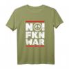 No War Friedenszeichen T-Shirt  Gegen Krieg, für Frieden, Freiheit und Liebe, klassisch geschnitten