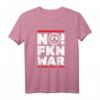 No War Friedenszeichen T-Shirt  Gegen Krieg, für Frieden, Freiheit und Liebe, klassisch geschnitten