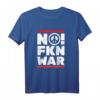 No War Friedenszeichen T-Shirt  Gegen Krieg, für Frieden, Freiheit und Liebe, klassisch geschnitten