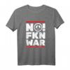 No War Friedenszeichen T-Shirt  Gegen Krieg, für Frieden, Freiheit und Liebe, klassisch geschnitten