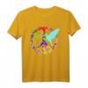 Friedenstaube Hippie Friedenszeichen T-Shirt - Retro 60er/70er Jahre Design für Weltfrieden & Friedensaktivisten