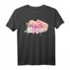 Blumiges 'Peace' Friedensdesign T-Shirt  Geschenk für Ostern, Muttertag & Geburtstag, symbolisiert Frieden in der Ukraine und weltweit