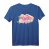Blumiges 'Peace' Friedensdesign T-Shirt  Geschenk für Ostern, Muttertag & Geburtstag, symbolisiert Frieden in der Ukraine und weltweit