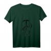 Damen Friedenszeichen - Peace T-Shirt mit V-Ausschnitt für stilvolles Statement und soziale Botschaft