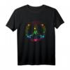 Retro Peace 70er Buntes Friedenszeichen T-Shirt - Vintage Design für Friedens- und Klimaschutzfans, ideal als Geschenk