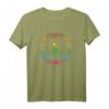 Retro Peace 70er Buntes Friedenszeichen T-Shirt - Vintage Design für Friedens- und Klimaschutzfans, ideal als Geschenk