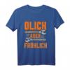 Ölich aber Fröhlich T-Shirt  Lustiges Geschenk für Schrauber, Mechaniker, Auto- und Oldtimerliebhaber für Werkstatt & Freizeit