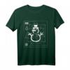 Snowman Blueprint - Lustiges Weihnachts-T-Shirt für Ingenieure & Techniker mit Humor für die Feiertage
