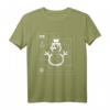 Snowman Blueprint - Lustiges Weihnachts-T-Shirt für Ingenieure & Techniker mit Humor für die Feiertage
