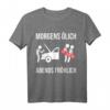 KFZ Mechaniker & Mechatroniker T-Shirt - Ölich Abends Fröhlich Spruch für Schrauber und Autofans bei Tuningtreffen