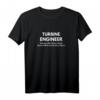 Turbineningenieur T-Shirt für Technikprofis - Klassisch geschnitten, doppelt genähter Saum, perfektes Geschenk für Ingenieure