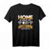 Admin, Nerd, Gamer, Wlan Design - Lustiges Informatiker T-Shirt für Programmierer, Zocker & IT-Profis