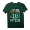Kinder 10. Geburtstag Jungen Gamer Level 10 Complete T-Shirt - Perfektes Geschenk für kleine Videospieler, Mine Builder & Abenteurer