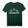 Hausmeister Herzschlag T-Shirt  Berufskleidung für Hausmeister, Handwerker & Reparateure mit Schlüssel & Werkzeug