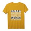 Soldat der Bundeswehr stolz Vaterland zu dienen T-Shirt  Patriotisches Militärdesign als Geschenk für Soldaten, Armee & Panzer Fans